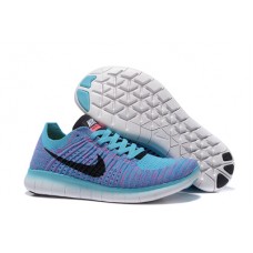Nike free run flyknit 5.0 голубенькие